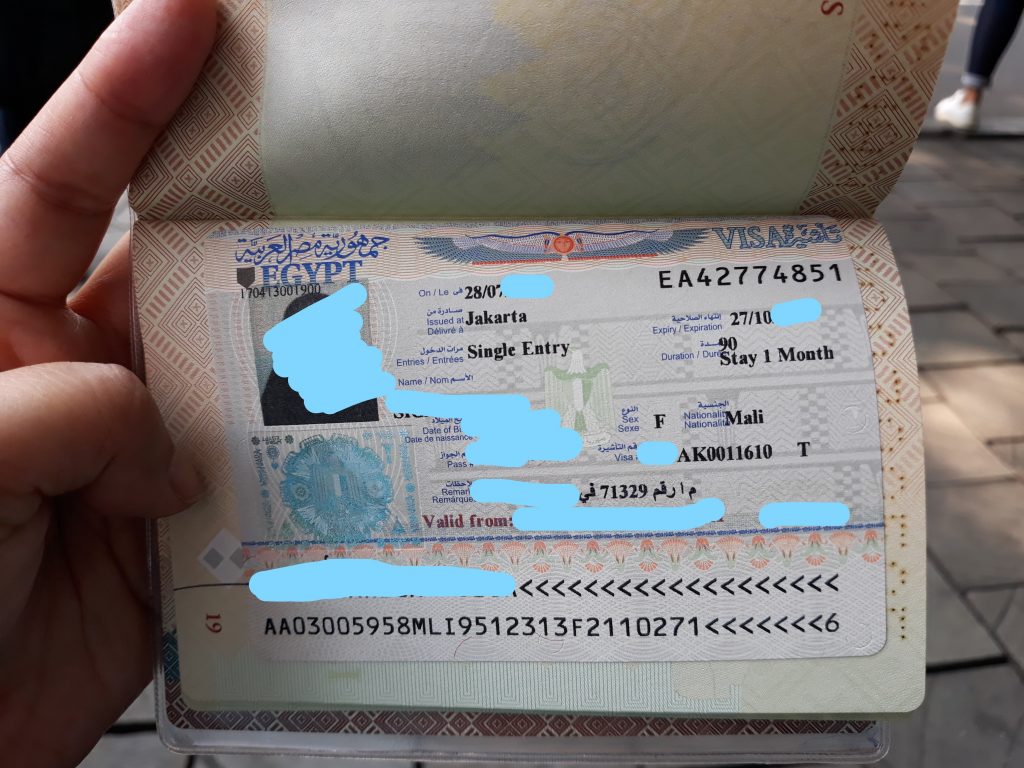 Pengalaman Mengurus Visa Mesir Bagi Pemegang KITAS di Indonesia