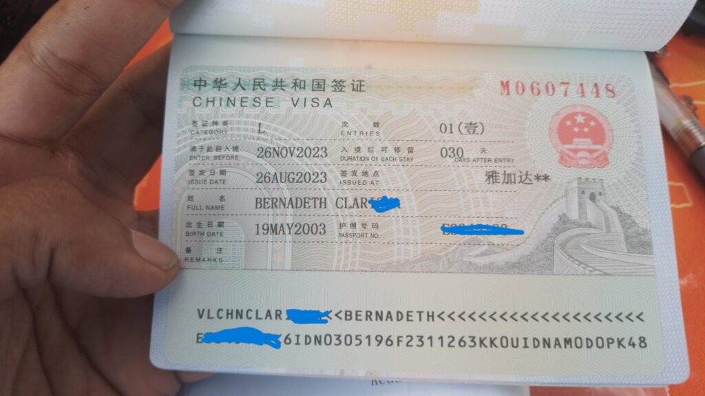 Mengajukan Visa Turis China Cukup Tiga Hari Kerja